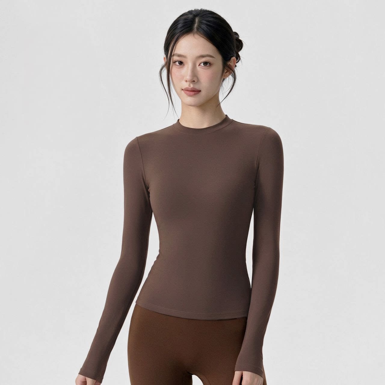 百搭运动健身衣瑜伽服打底衫健身