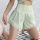 假两件运动短裤 休闲运动外穿速干透气手机口袋百搭 防走光跑步女裤