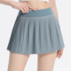百褶运动休闲短裙一片式 高腰不卷边网球裙口袋羽毛球裙速干半身裙