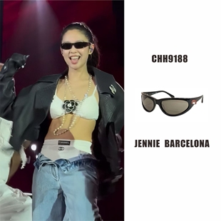 TAYGER新款 Y2K 小香墨镜女26B猫眼太阳镜未来感CH9188JENNIE同款