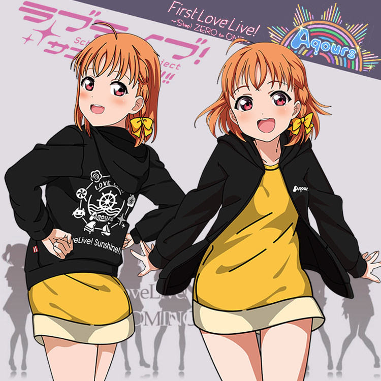 水团卫衣aqours衣服lovelive sunshine男女卫衣动漫周边服装外套