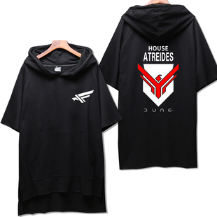 科幻沙丘周边短袖T恤阿拉基斯男款衣服夏季纯棉男士短袖潮流卫衣
