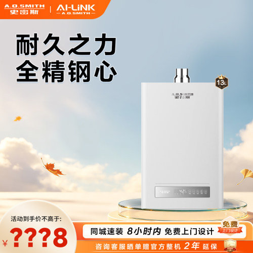 门店在售史密斯燃气热水器CLD