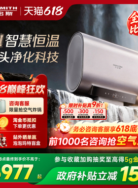 [新品]AO史密斯佳尼特金圭银河电热水器60/80升HT5恒温智能净肤洗