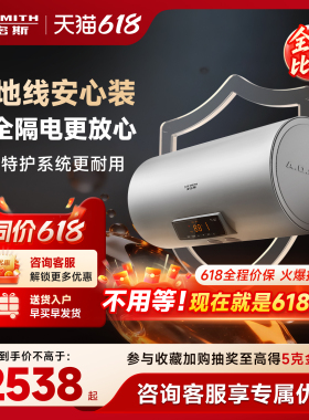 AO史密斯电热水器60L80升DX2金圭内胆无地线安全家用村镇入户