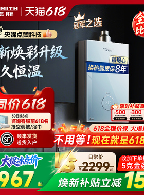 【小精钢TCS5】AO史密斯佳尼特耐用恒温安静燃气热水器TCA1/PC0