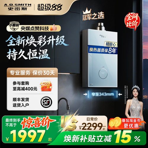 AO史密斯小精钢热水器TCS5/TCA1