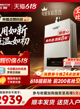 【全能爆款】AO史密斯小精钢燃气热水器13/16升EC3恒温EC5/EJ5Wi