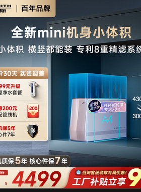 A.O.史密斯厨下家用小体积直饮过滤净水器R1700SWi-T