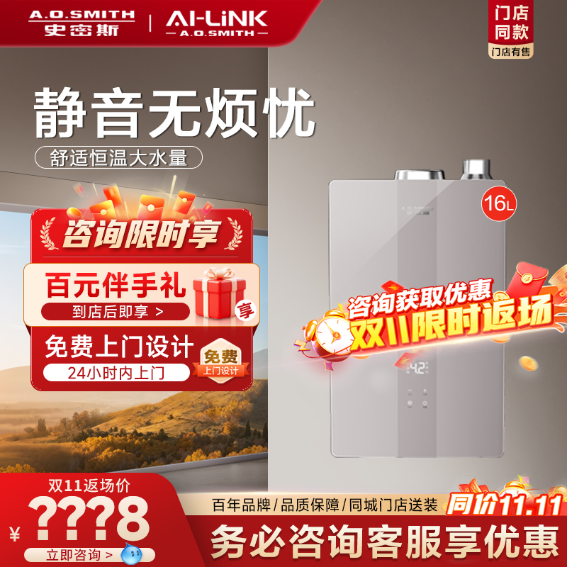 门店在售燃气热水器16LESCAi