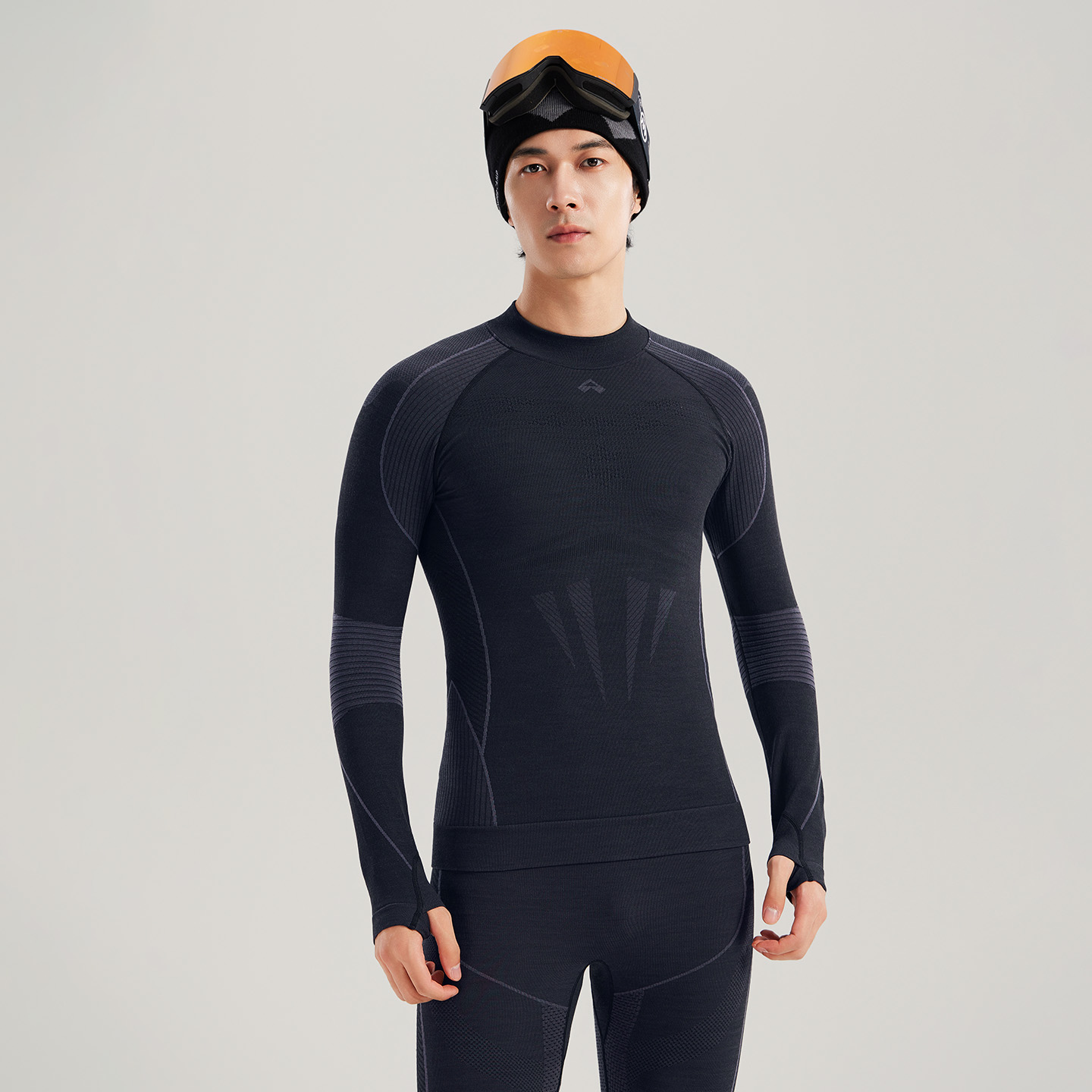 拓路者男一体织美利奴羊毛速干套