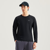 摇粒绒弹力上衣圆领保暖内搭 T恤男春季 拓路者薄款 抓绒衣加绒长袖