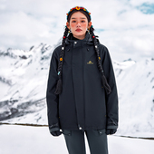 冲锋衣户外防风防暴雨耐磨登山服帅气情侣外套 拓路者藏式 格桑