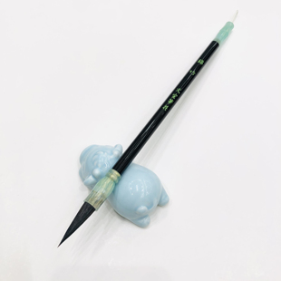 【锦竹】出锋3cm加健紫狼毫中楷毛笔楷书行书行楷兰亭序米芾书法