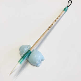 【堂前雪】出锋3.5cm加健羊毫中楷毛笔 隶书篆书 勤礼碑 国画书法