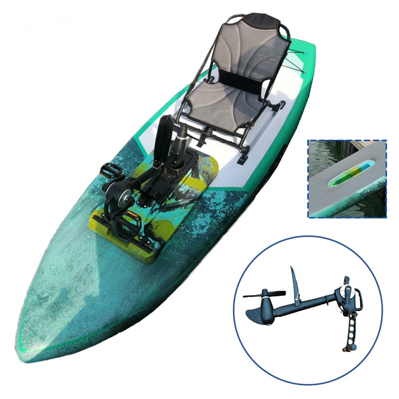 SUP水上运动俱乐部充气冲浪板2023新款脚蹬款户外帆版钓鱼款桨板