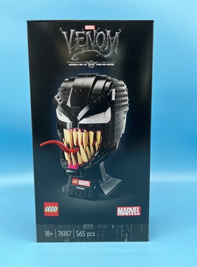 LEGO乐高超级英雄系列76187毒液的头盔男女孩拼搭玩具玩具礼物