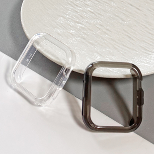 适用华为FIT3手表保护壳软壳半包镂空透明纯色FIT 4保护套FIT4Pro