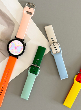 拼色圣诞硅胶新款小众GT5适用华为GT3手表watch4pro表带GT4苹果S9