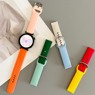 拼色圣诞硅胶新款 小众GT5适用华为GT3手表watch4pro表带GT4苹果S9