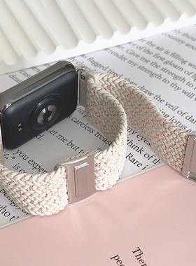 编织尼龙磁吸扣S4适用小米手环8pro表带红米watch4手表color2新款