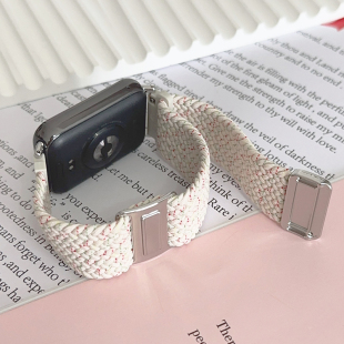 编织尼龙磁吸扣S4适用小米手环8pro表带红米watch4手表color2新款