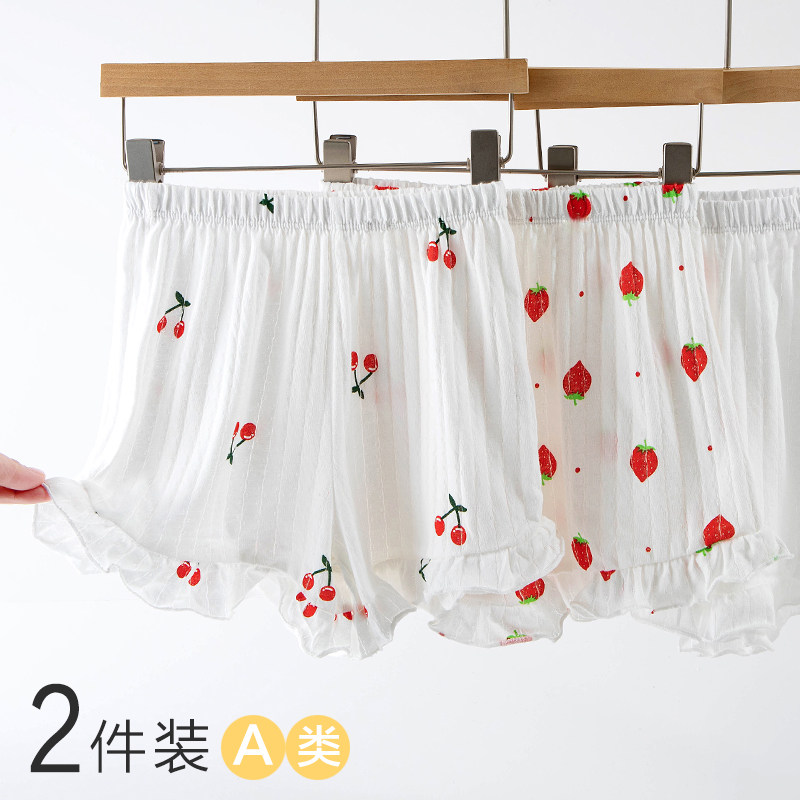 女童短裤夏季纯棉薄款外穿洋气夏装中大童女孩裙裤宝宝宽松休闲裤