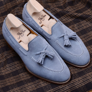 JIMJUN Tassel loafer 乐福鞋反绒皮正装手工定制固特异男鞋