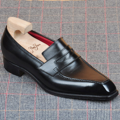 MTO定制 JIMJUN 窄方 Penny loafer乐福鞋 手工定制男士商务皮鞋