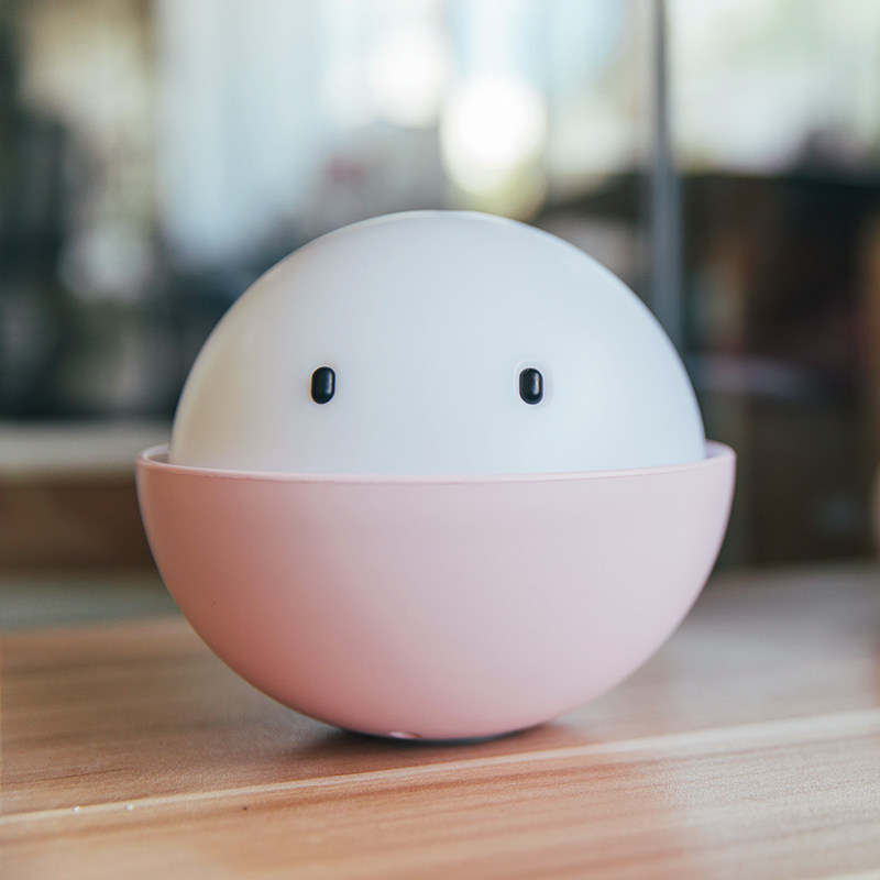 精灵小夜灯加湿器雾化 小型家用卧室办公室 桌面usb可爱创意静音