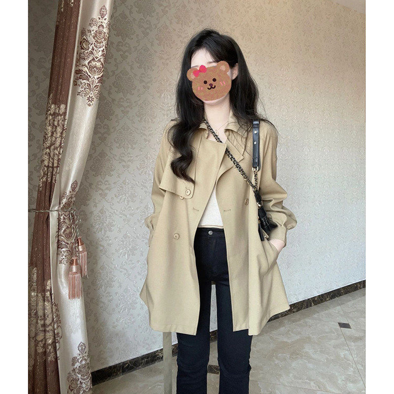 风衣外套女2025年春秋季新款小个子今年流行高级感超好看韩系秋冬,女装/女士精品,常规大码外套,淘宝优惠券,粉丝福利购,淘宝优惠卷