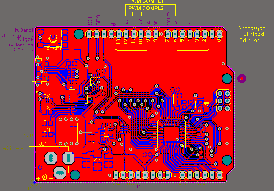 Arduino Leonardo PCB文件 电路图 源文件 AD文件 含原理图和PCB