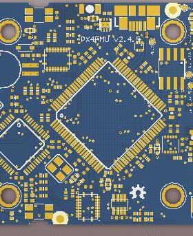 PX4FMUv2.4.5_AD  PIX飞控原理图PCB 源文件