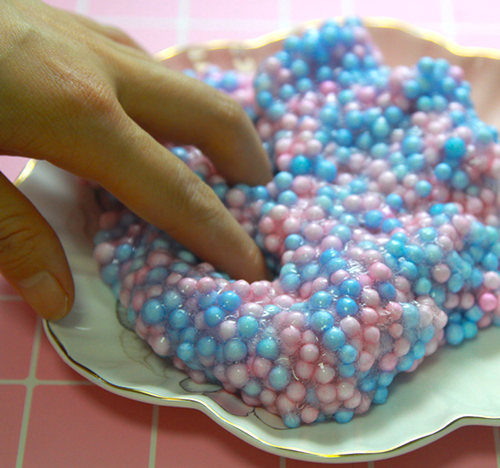 双拼泡沫球史莱姆仙女声控解压泥