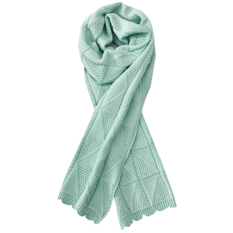 东润莲原创全棉针织围巾男女通用