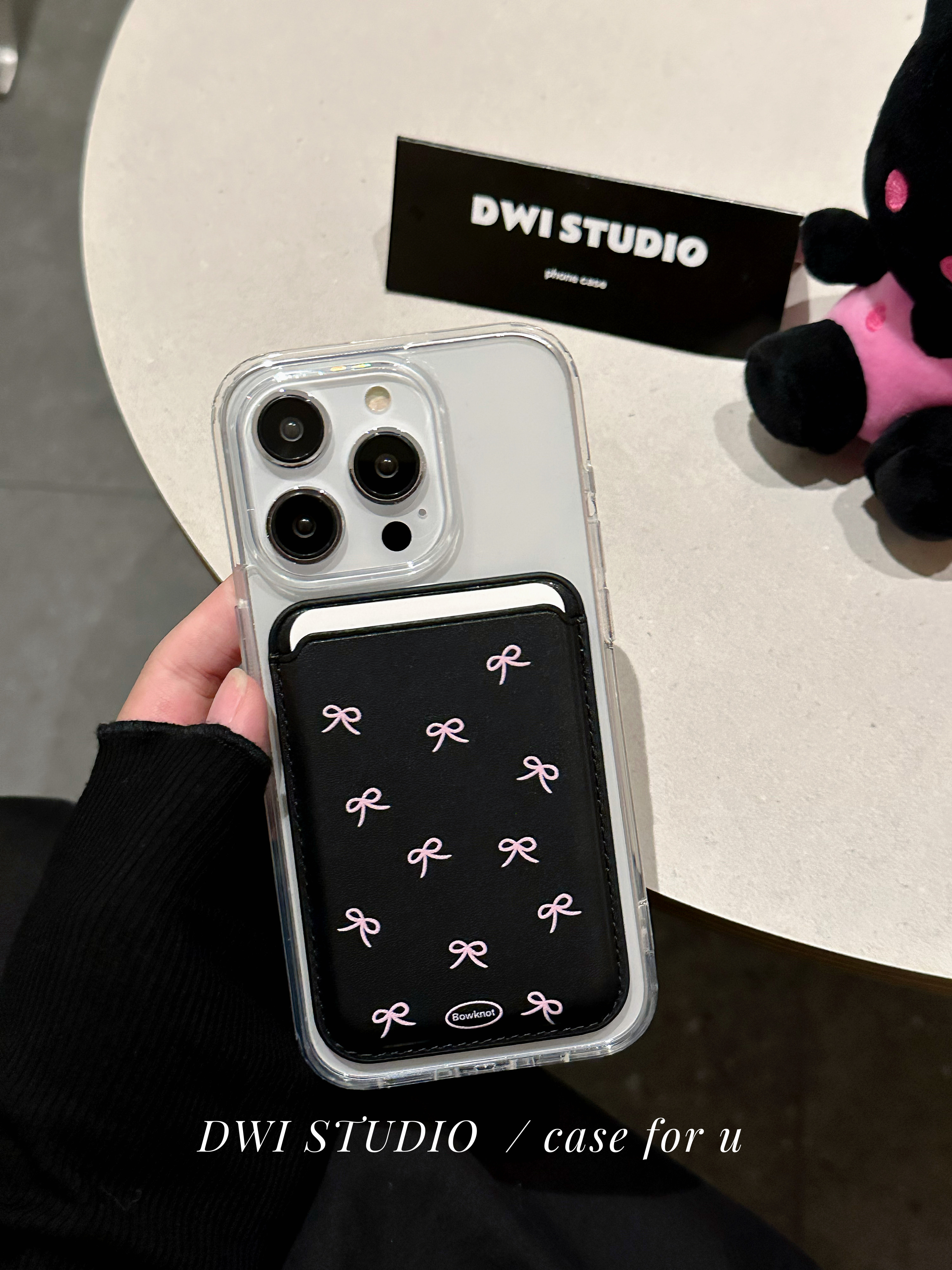 蝴蝶结卡包magsafe磁吸手机壳