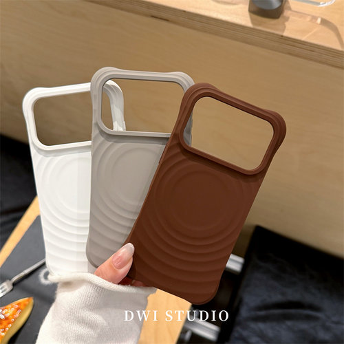 高级感液态硅胶波漾手机壳