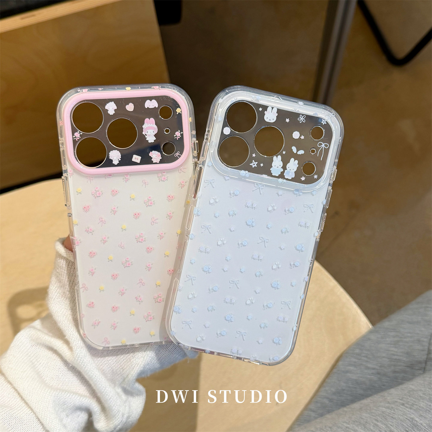 DWI STUDIO清新小碎花双层米菲圆边手机壳17promax适用苹果16promaxiPhone16壳15/17pro女,3C数码配件,手机保护套/壳,淘宝优惠券,粉丝福利购,淘宝优惠卷