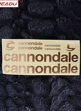 贴纸公路自行车贴cann车架装饰山地车左撇子佳能戴尔