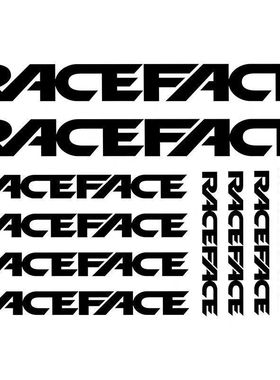 自行车贴纸公路车赛脸RACEFACE小贴纸车架贴纸装饰座杆贴涂装翻新
