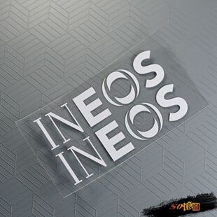 贴库INEOS英力士自行车座管座贴纸公路车架环法赛车户外车贴防水