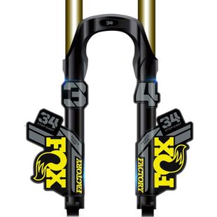 2021 fox34前叉贴纸山地车自行车前叉贴 FOX 34单车改色贴防水贴