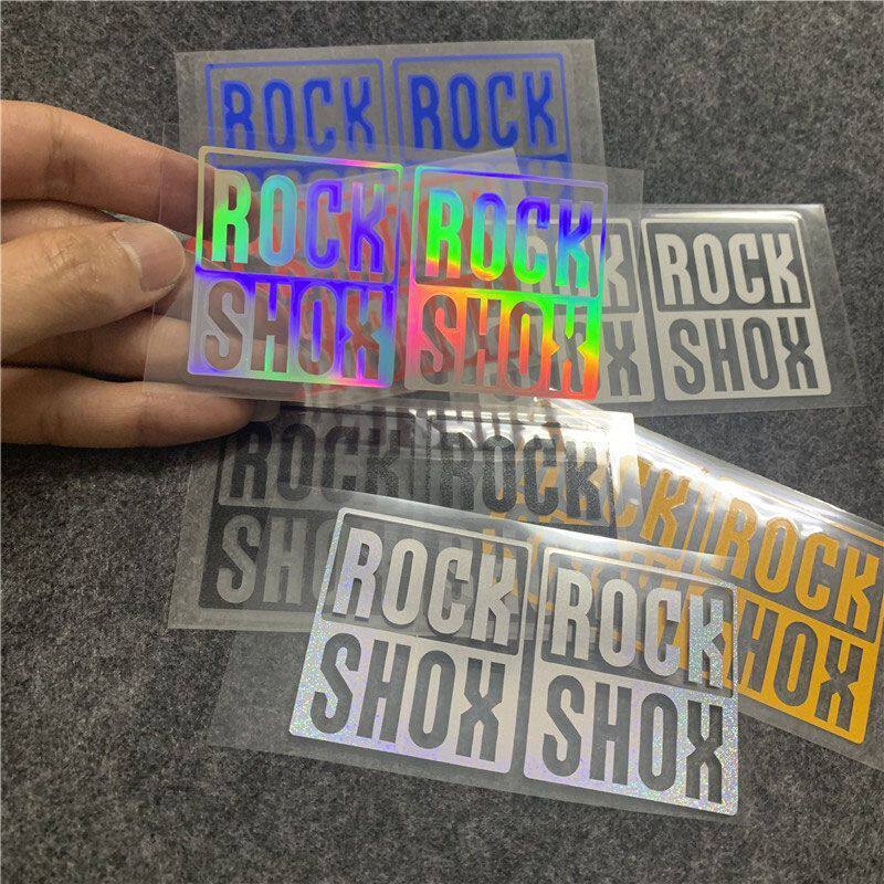 ROCK SHOX山地车 摩托车自行车前叉反光贴纸前叉装饰个性防水贴