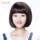 娇滴滴 BOBO头短直发可爱整顶仿真发套妹妹头 女齐刘海波波头假发