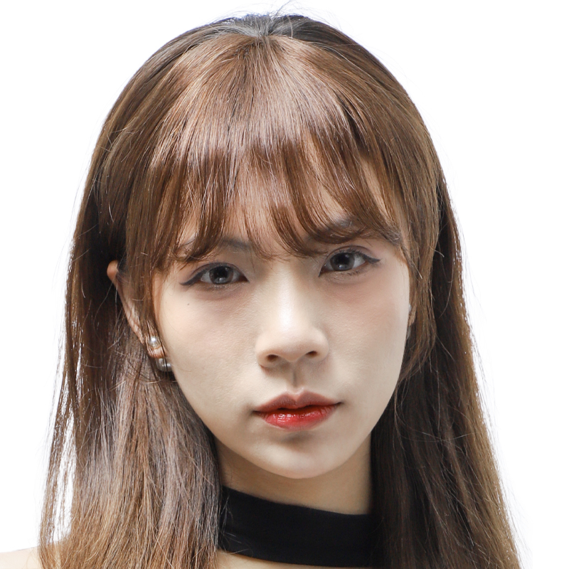 cutie娇滴真人发丝空气刘海