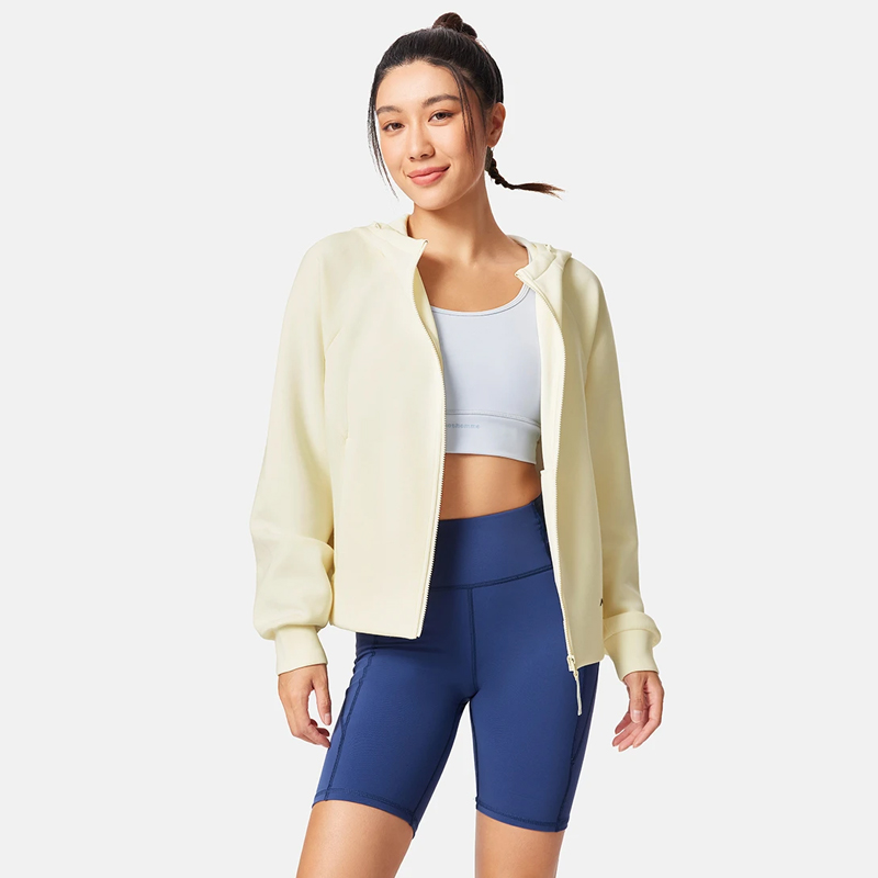 Lining/李宁健身女开衫连帽卫衣