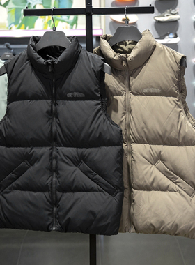 李宁羽绒马甲男子2025冬季新款韦德防泼水80%鹅绒保暖外套AMRV079