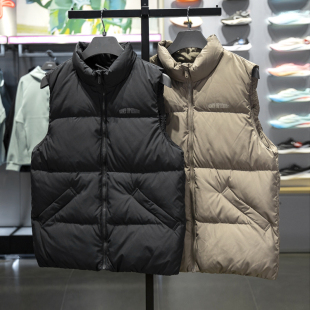 李宁羽绒马甲男子2025冬季 韦德防泼水80%鹅绒保暖外套AMRV079 新款