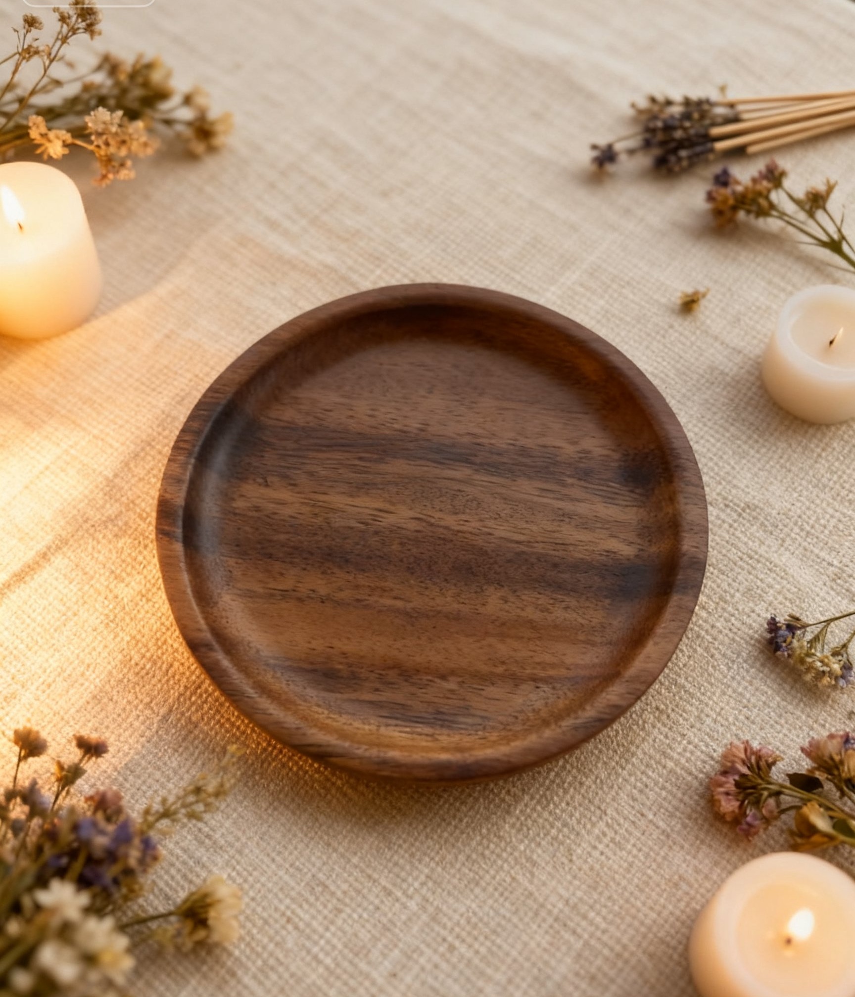 化妆品收纳胡桃木家用