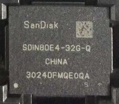 SDIN8DE4-32G 汽车电脑板内存芯片